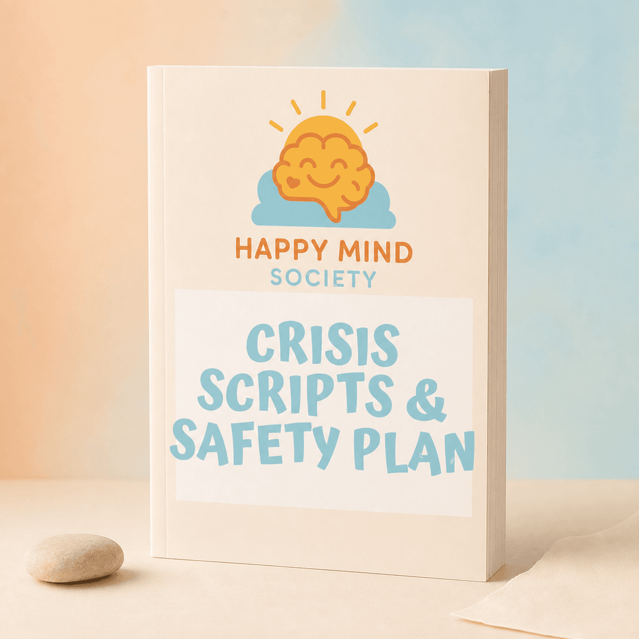 Crisis Scripts & Safety Plan printed workbook