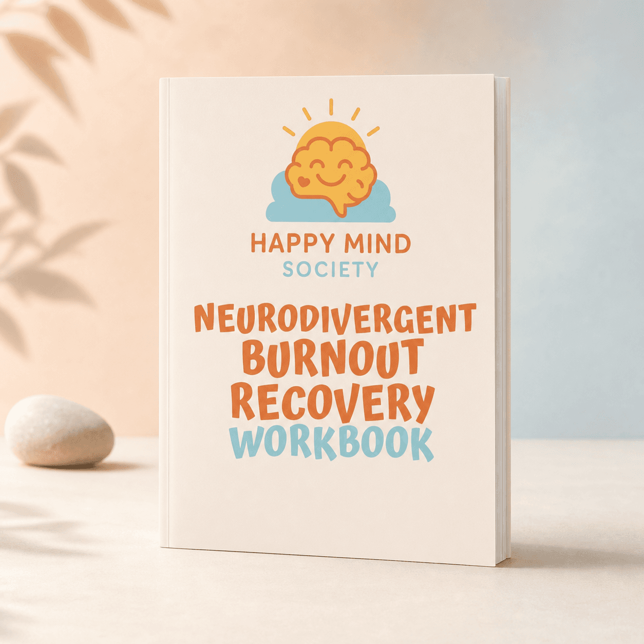 Neurodivergent Burnout Recovery printed workbook